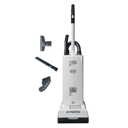 Sebo X7 Automatic Upright Vacuum White with boost and light - CJ Miller Vacuum Center Inc