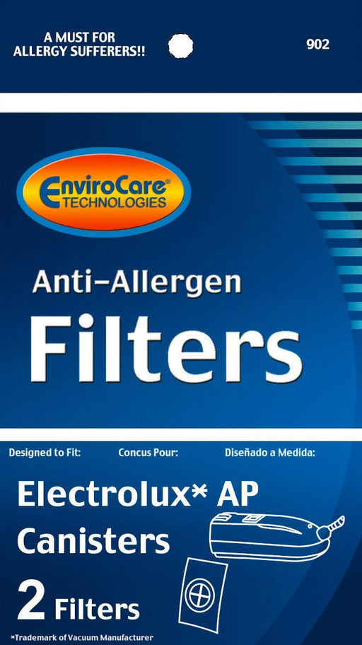 Electrolux AP Canister Vacuum Filters - 2 Pack (EnviroCare 902) - CJ Miller Vacuum Center Inc