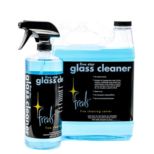 Fred's Five Star Glass Cleaner 1 gallon - CJ Miller Vacuum Center Inc