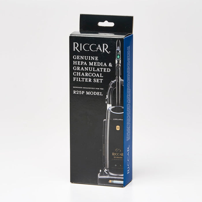 RICCAR R25P HEPA AND GRANULATED CHARCOAL FILTER SET - R25P-F - CJ Miller Vacuum Center Inc