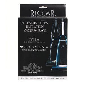 Riccar Vacuum Bags HEPA Type A Vibrance Series, 4000, R Series RAH-6/Alternate Replacement Simplicity SAH-6 - CJ Miller Vacuum Center Inc