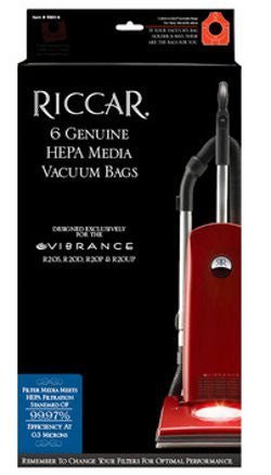 Riccar Vacuum Bags HEPA Type M R20 Vibrance Series RMH-6 - CJ Miller Vacuum Center Inc