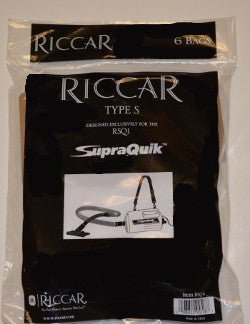 Riccar Vacuum Bags Paper SupraQuik Canister RSQ-6 - CJ Miller Vacuum Center Inc