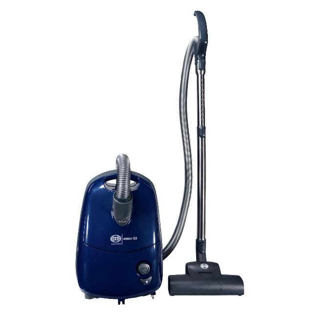 SEBO AIRBELT E2 Turbo Dark Blue with Parquet Brush and Turbo Head 91620AM - CJ Miller Vacuum Center Inc