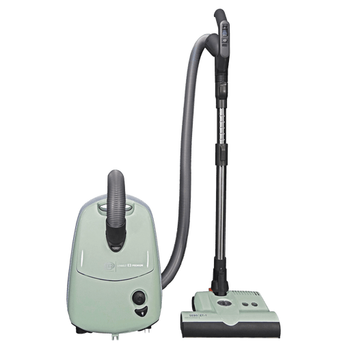 SEBO AIRBELT E3 Premium Vacuum Arctic Mint Green with ET - 1 and Parquet Brush - CJ Miller Vacuum Center Inc