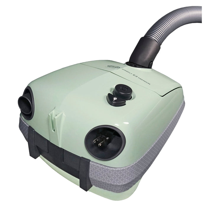 SEBO AIRBELT E3 Premium Vacuum Arctic Mint Green with ET - 1 and Parquet Brush - CJ Miller Vacuum Center Inc