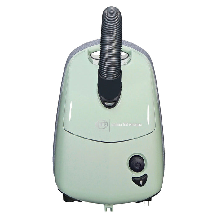 SEBO AIRBELT E3 Premium Vacuum Arctic Mint Green with ET - 1 and Parquet Brush - CJ Miller Vacuum Center Inc