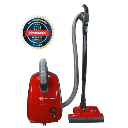 Sebo Airbelt K3 Canister Vacuum 90687AM Red - CJ Miller Vacuum Center Inc