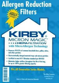 Kirby Micron Magic HEPA Filter Plus Bags 2 Pack